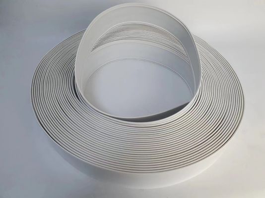 एल्यूमीनियम कठोरता 70MM 76MM 93MM के साथ सफेद रंग चैनल पत्र ट्रिम टोपी