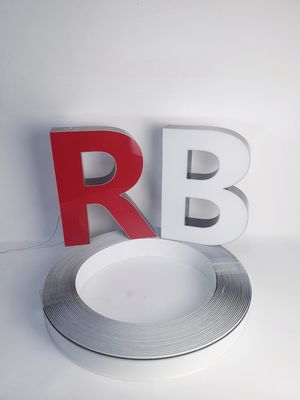 30 मीटर चैनलम सिग्नल इनडोर आउटडोर चैनल लेटर ट्रिम कैप