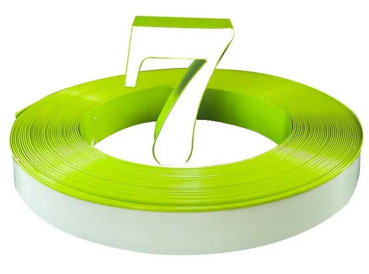 प्रकाशमान संकेत ट्रिम कैप रोल ग्रीन एल्यूमीनियम ट्रिम कैप अक्षर