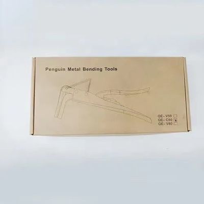 पेंगुइन के आकार का ऊर्ध्वाधर घुमावदार बेंडर मैनुअल पेंच धातु चैनल पत्र झुकने उपकरण