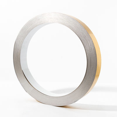 रंग कोटेड चैनल लेटर एल्यूमीनियम स्ट्रिप वर्ड एज टेप फ्लैट कॉइल बिना फोल्ड किए गए किनारे