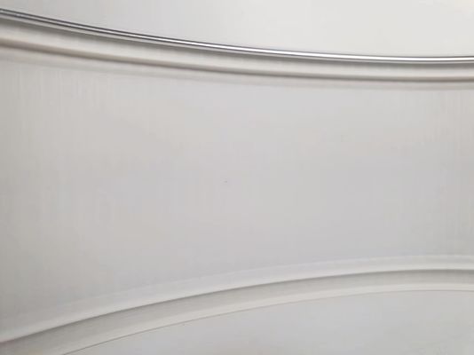 मिरर स्लिवर एल्यूमीनियम ट्रिम कैप रोल हैंड बेंडिंग कठोरता चैनल पत्र किनारे विभिन्न चौड़ाई