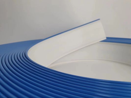 अनुकूलन योग्य जे टाइप ट्रिम कैप रोल्स हैंड बेंड ब्लू कलर एल्यूमीनियम ट्रिम कैप