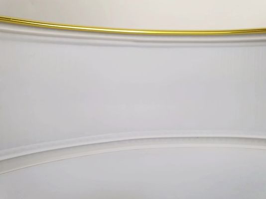 हाथ से झुकने वाला एल्यूमीनियम ट्रिम कैप फॉर चैनल लेटर ब्रश स्प्रिंग गोल्ड चैनल लेटर ट्रिम कैप