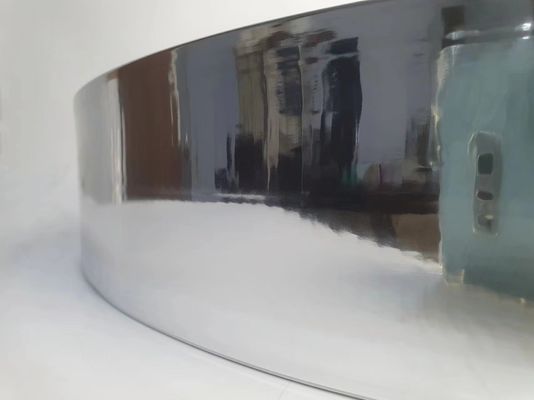 उच्च एल्यूमीनियम कठोरता एल्यूमीनियम ट्रिम कैप के साथ दर्पण चांदी खत्म और एल्यूमीनियम मिश्र धातु कॉइल