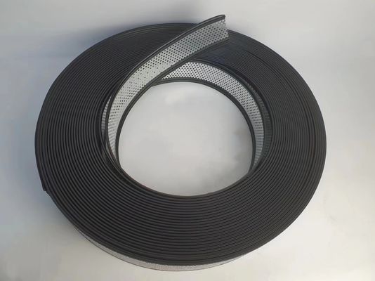 काले प्लास्टिक एल्यूमीनियम ट्रिम टोपी हाथ घुमावदार चैनल पत्र ट्रिम टोपी