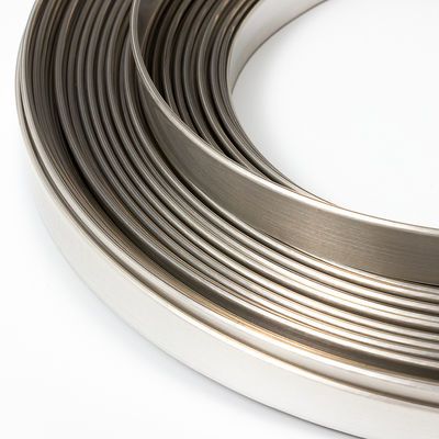 प्लास्टिक सिल्वर ट्रिम कैप पैकेज 10 रोल प्रति कार्टन पत्र पत्र के किनारे